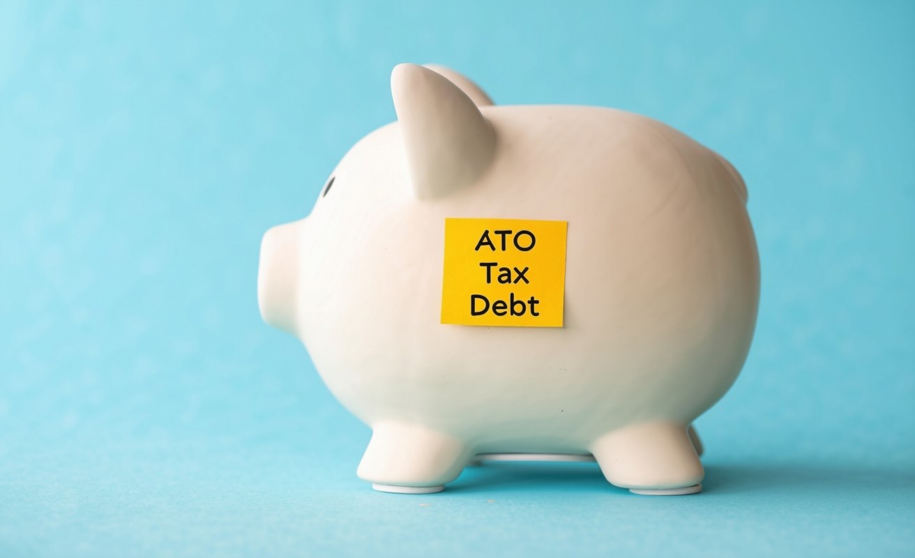 Australian business owner reviewing ATO tax debt obligations and finance options
